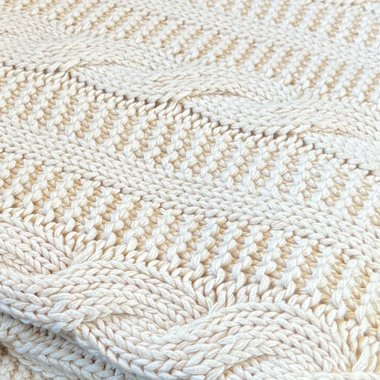 Natural Colored Throw 50x60