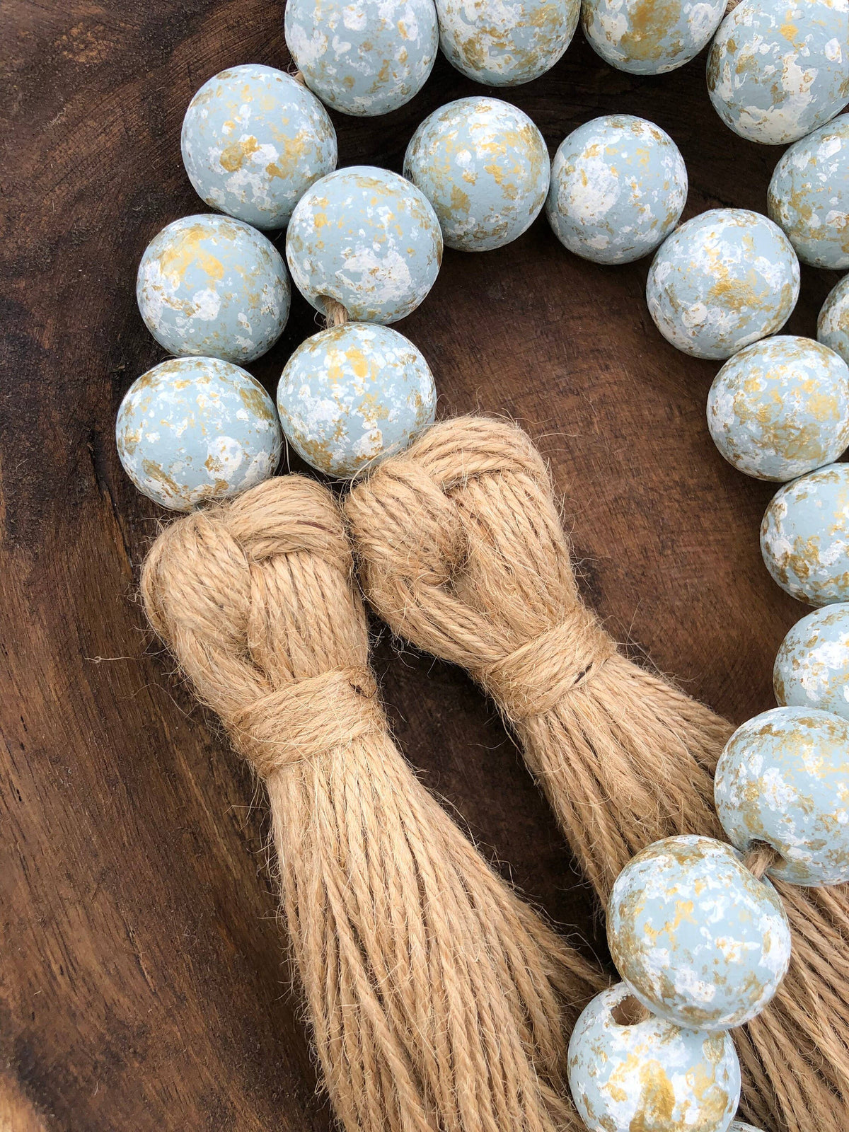 Blessing Bead Garland With Tassels