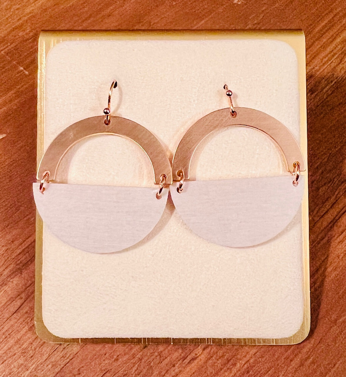 Gold Circle Earrings