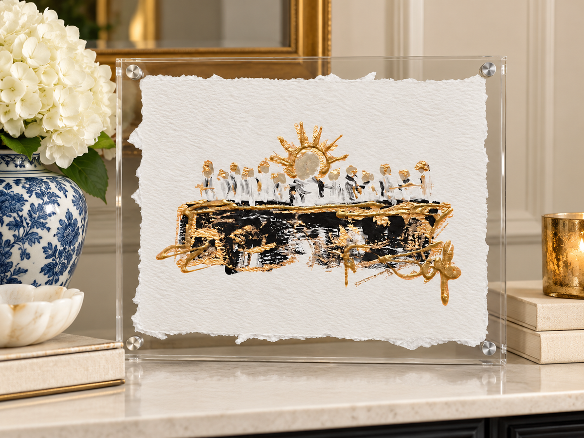 Last Supper In Acrylic Frame