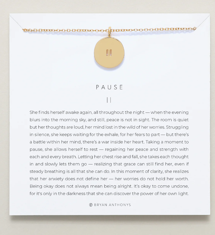 Pause Necklace